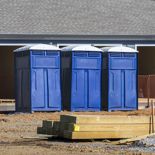 how do you dispose of waste after the porta potties have been emptied in Floral